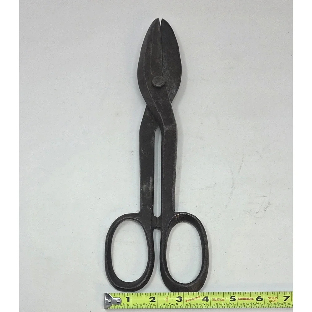 Vintage Peck Stow Wilcox Samson Dexto Tin Snips Sheet Metal Shears 12